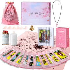 Myripoly Tarot deck 78 cards with meanings printed for quick interpretations.