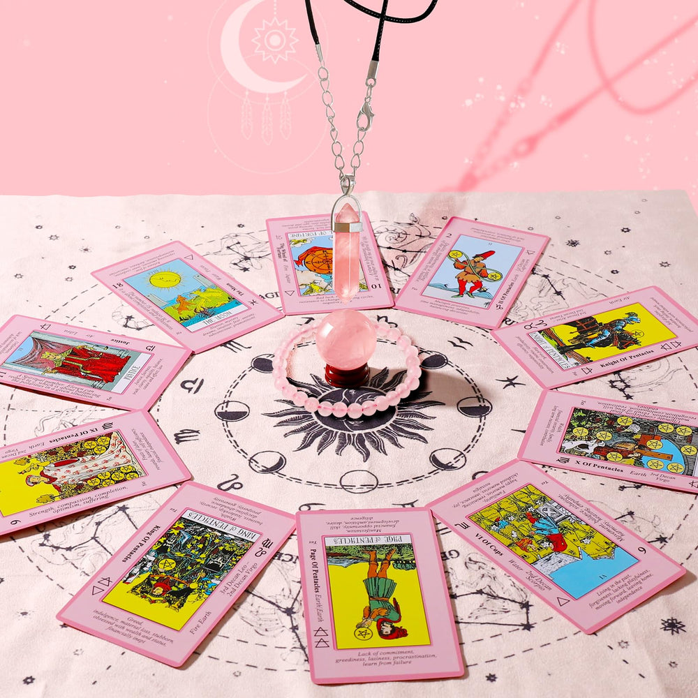 Myripoly tarot holder stands keep cards organized during sessions.