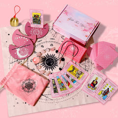 Myripoly velvet pouch for storing cards and ritual tools.
