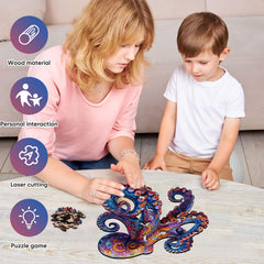 Mys Aurora Puzzle box with accessories keeps pieces organized.