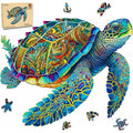 Mys Aurora sea turtle puzzle box and design, ideal for family evenings