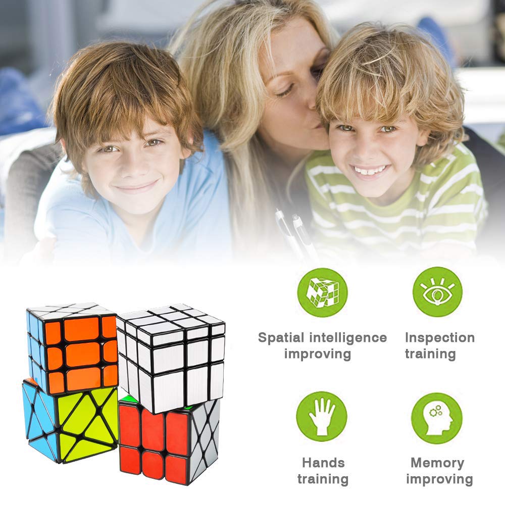 Mysterystone YJ cube set 2x3 wheel puzzle cube in action for quick thinking practice