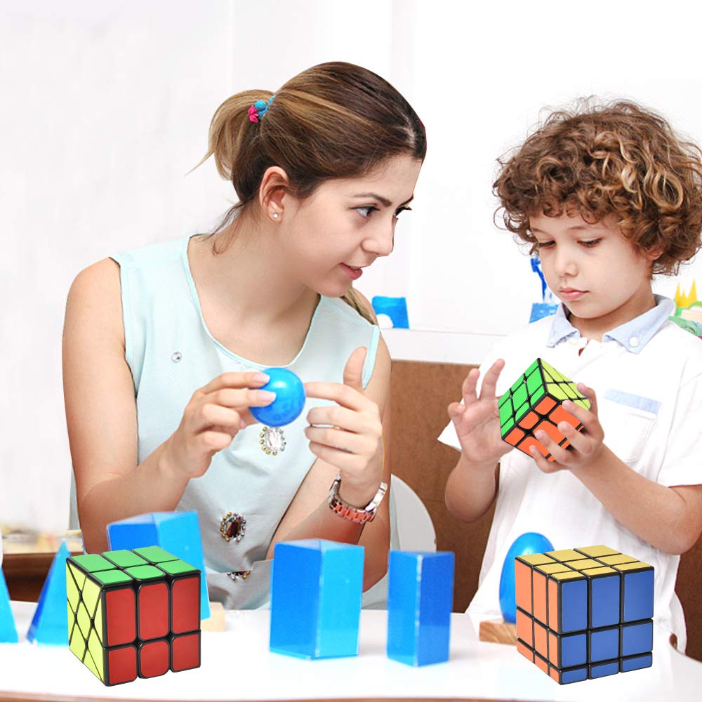 Mysterystone YJ cube set eco-friendly ABS material close-up highlighting durability and safe play