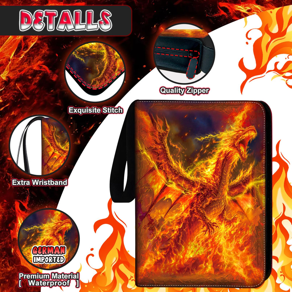 MYTCG 1008 interior pages show 56 removable sleeves for organization.
