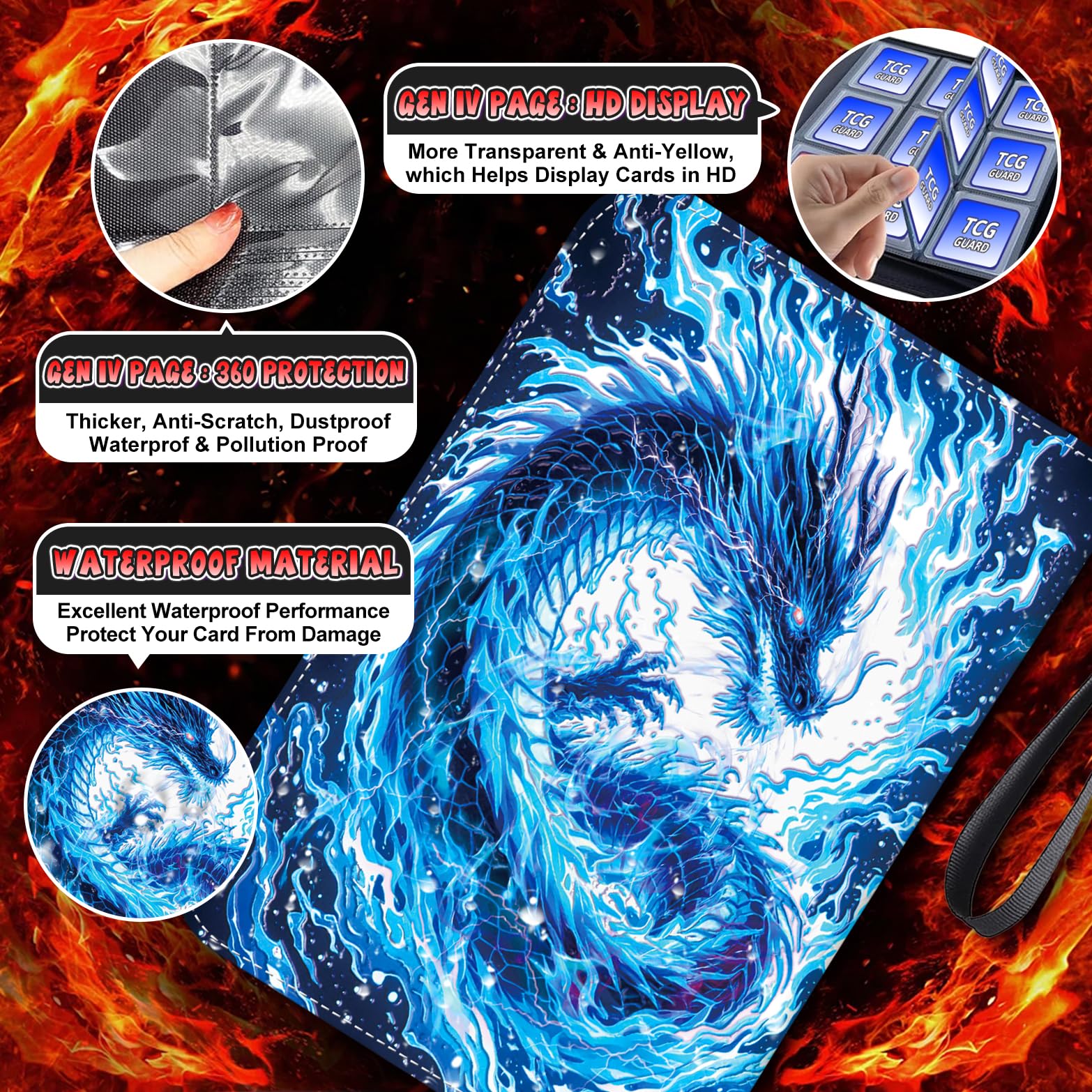 MYTCG 1008 compatible with MTG and Yu-Gi-Oh cards.