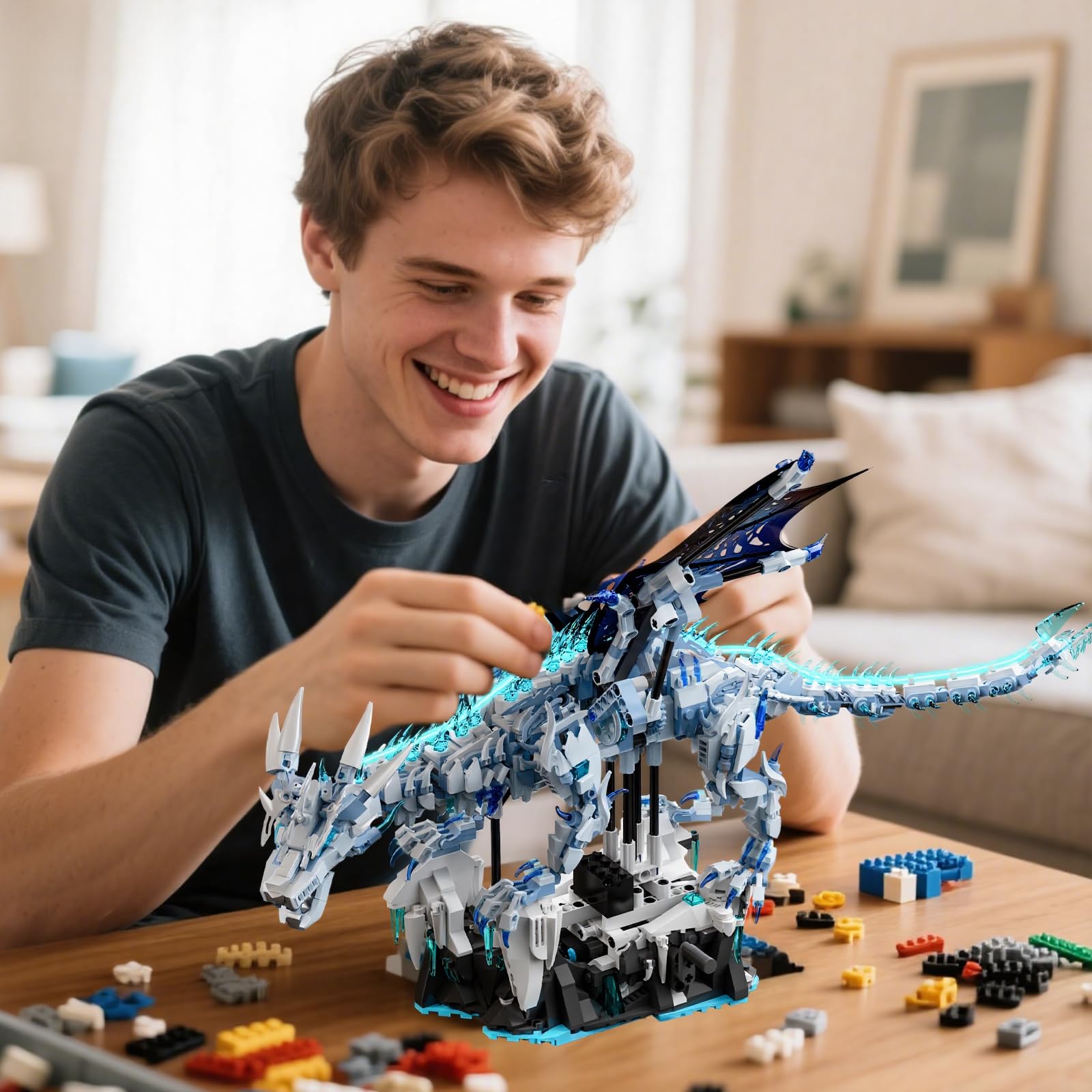 Myth Qholve Dark Ice Dragon makes a great gift for fantasy fans