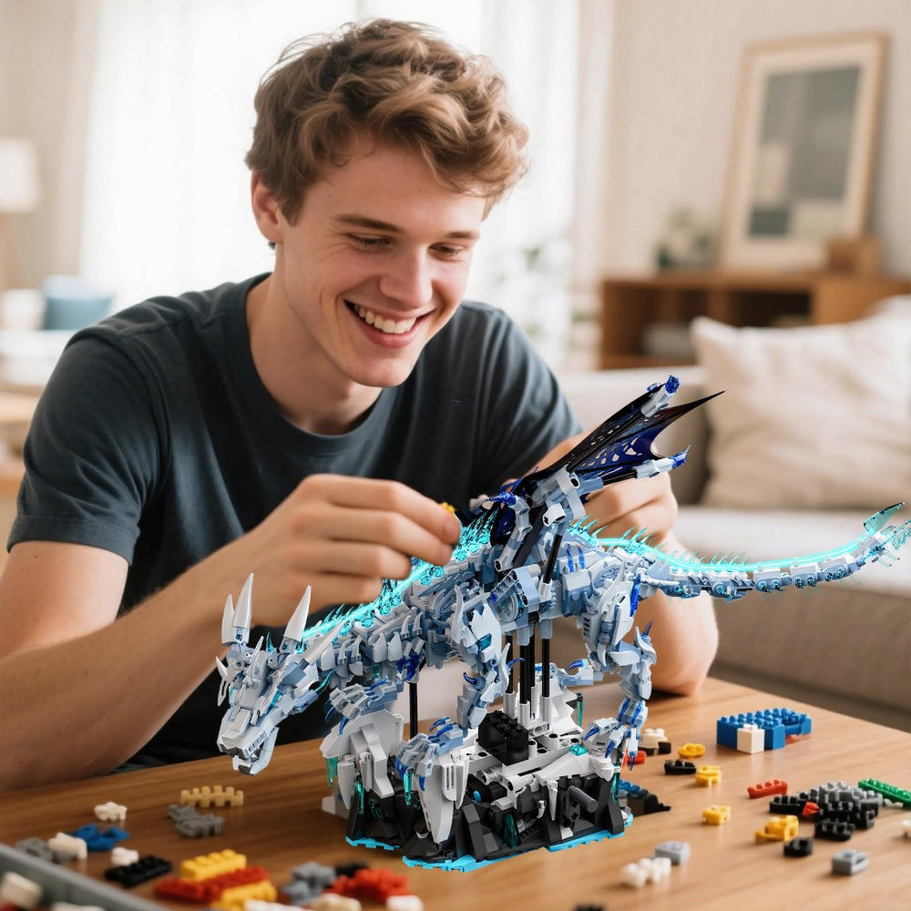 Myth Qholve Dark Ice Dragon makes a great gift for fantasy fans