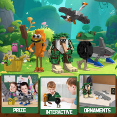 Myth Qholve robot building block model inspires creative problem solving.