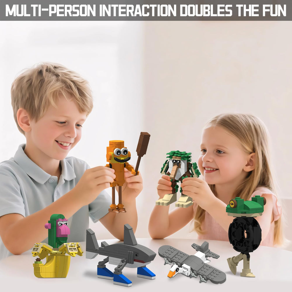 Myth Qholve tree-man building block figure brings whimsy to shelves.