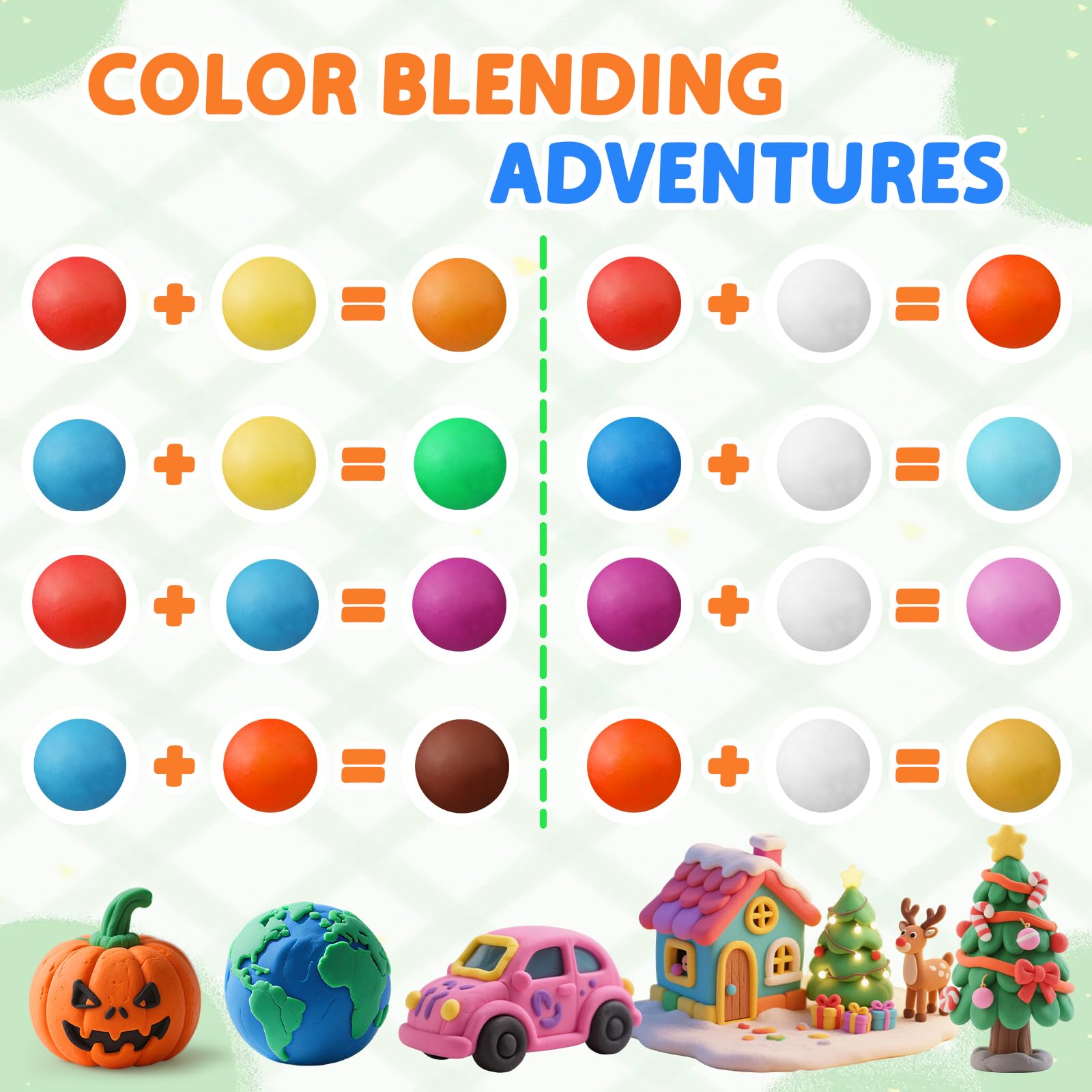 Mythcloud colorful creativity kit inspires color recognition and imaginative play.