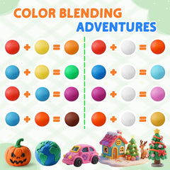 Mythcloud colorful creativity kit inspires color recognition and imaginative play.