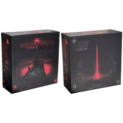 MYTHIG GAMES Darkest Dungeon board game cover invites cooperative play for up to four players.