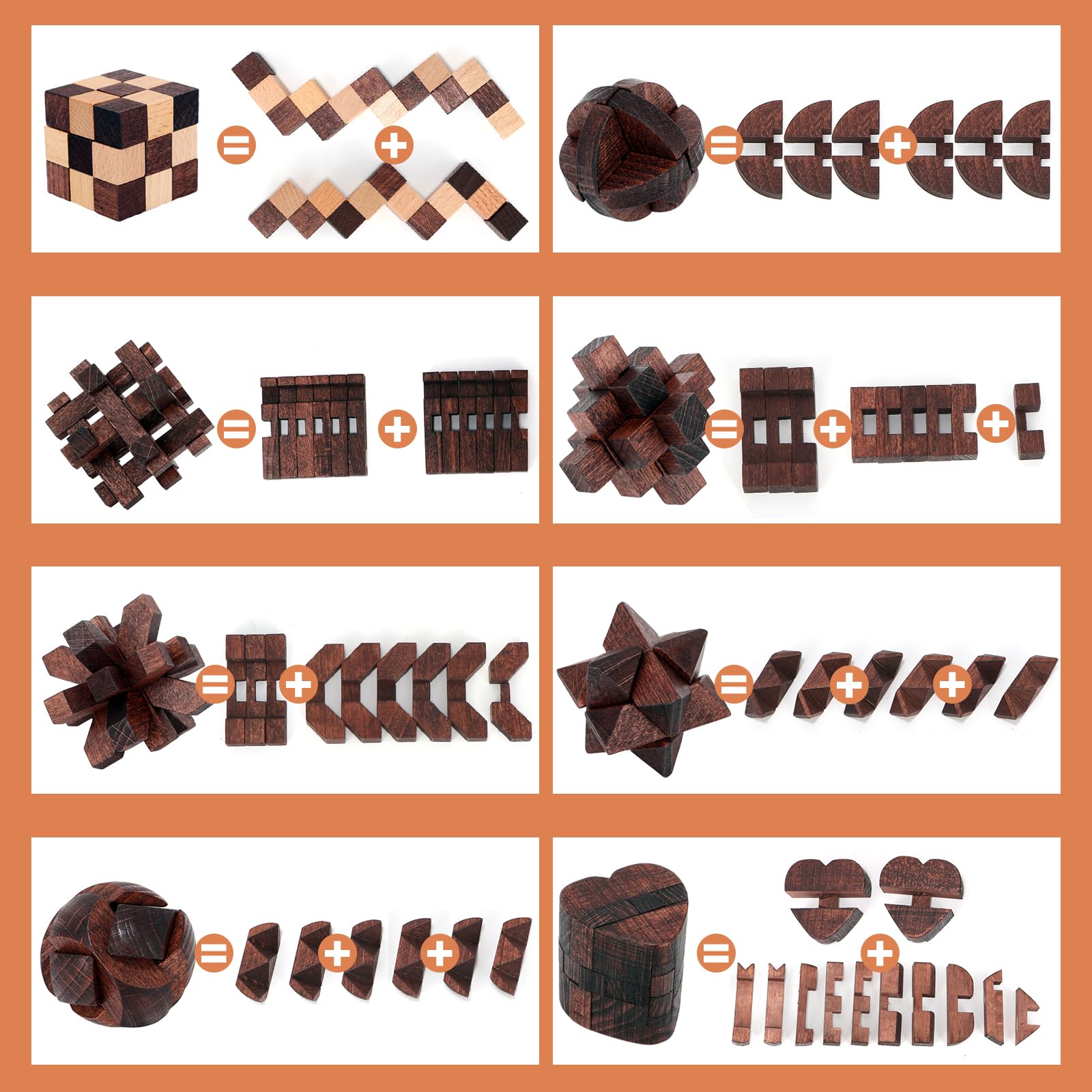 Mytothfy 3D interlocking puzzle for adults and teens enhances spatial thinking.