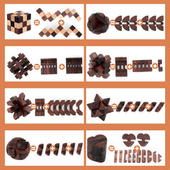 Mytothfy 3D interlocking puzzle for adults and teens enhances spatial thinking.