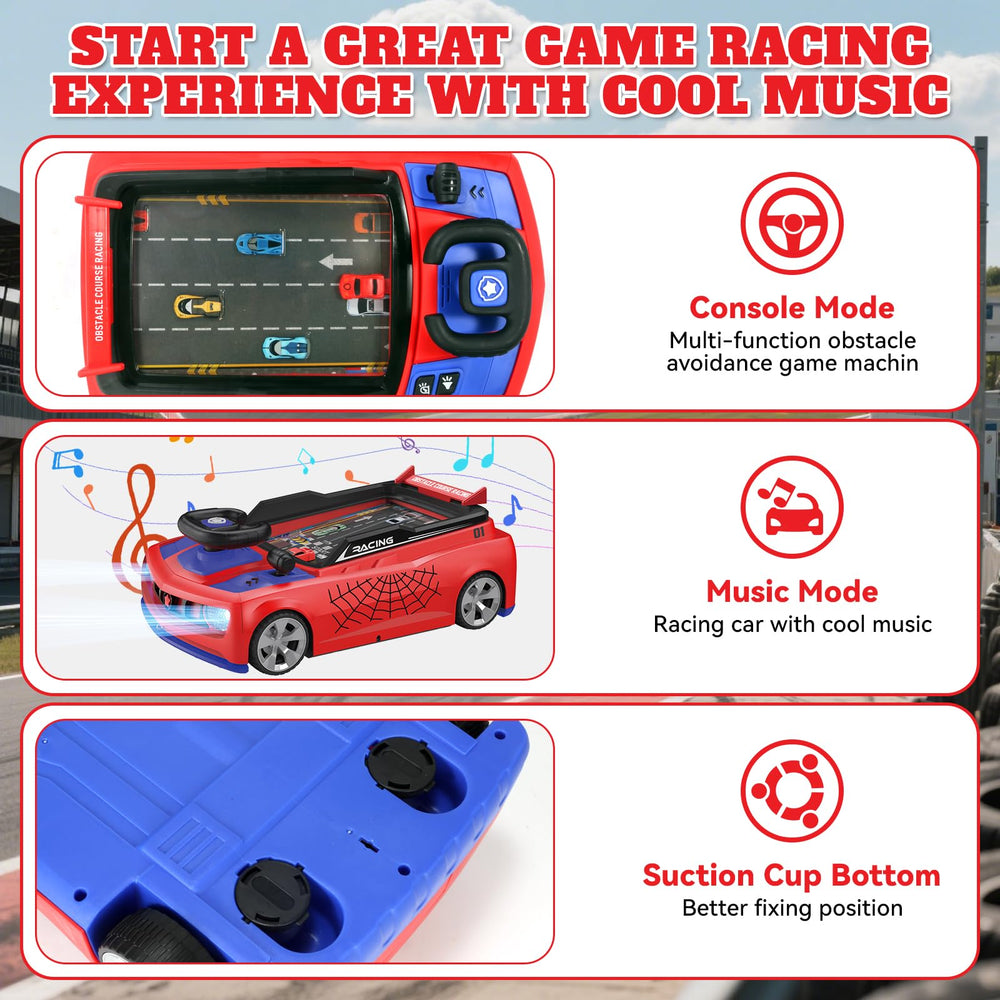 Mytothfy four suction cups keep the toy steady during high-energy races.