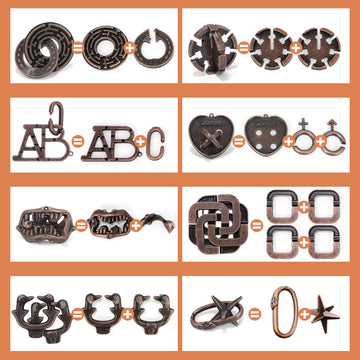 Mytothfy interlocking 3D metal puzzle, durable design for focused play.