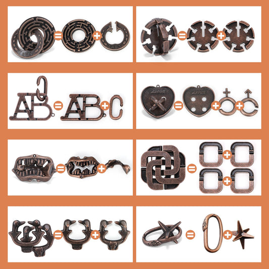 Mytothfy interlocking 3D metal puzzle, durable design for focused play.