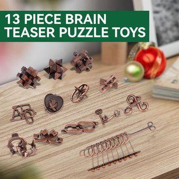 Mytothfy metal 3D puzzle challenges spatial reasoning with sleek design.