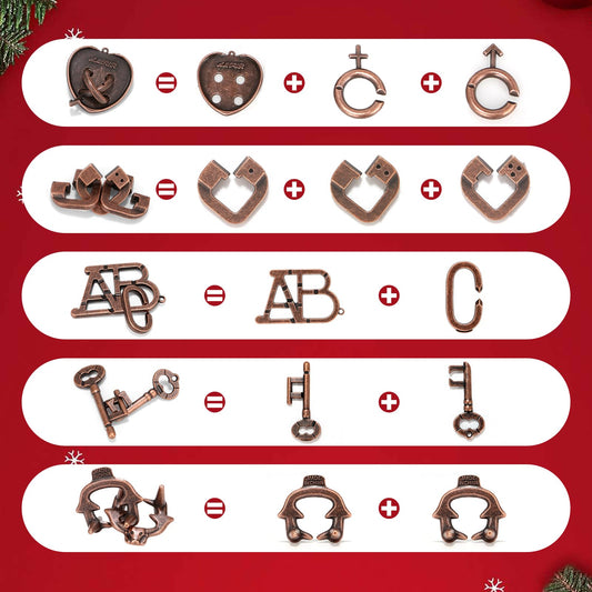 Mytothfy wooden interlocking puzzle set emphasizes tactile, durable construction.