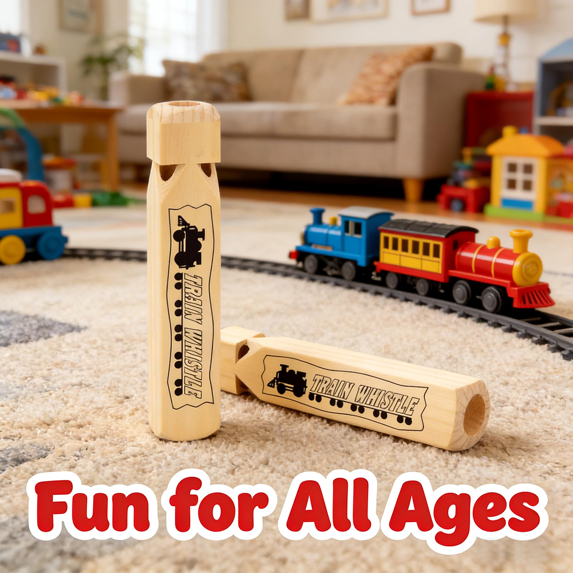 MYUBWTF four-tone whistle supports imaginative railway lessons.