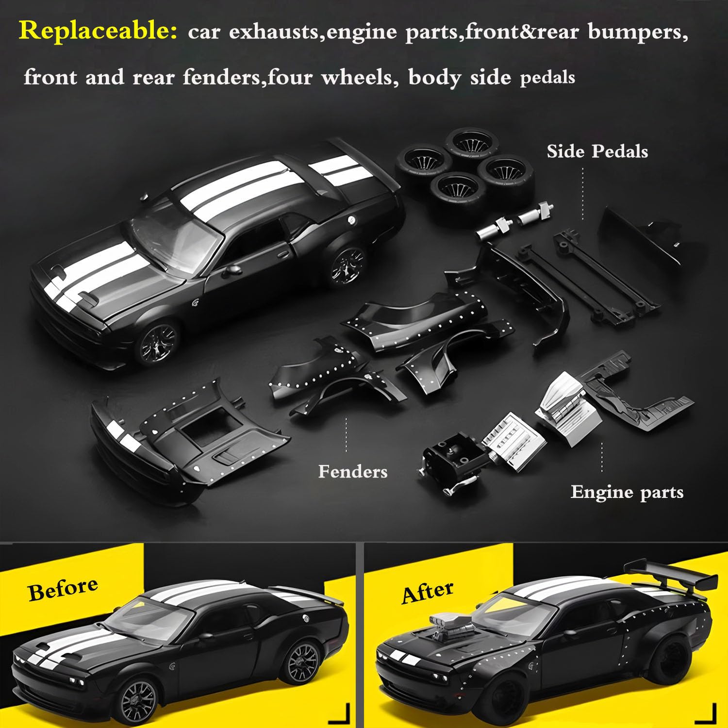 Mzexoma Hellcat assembly and disassembly kit for interactive learning