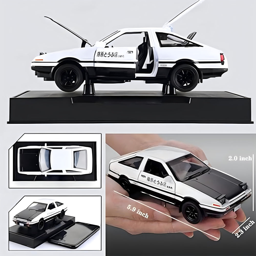 Mzexoma Initial D Trueno AE86 pull-back mechanism for quick, tactile fun.