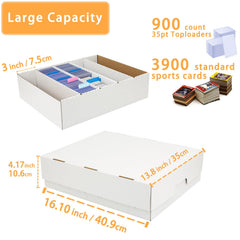 MZONGZI collector card storage with dividers shows organized categorization at a glance