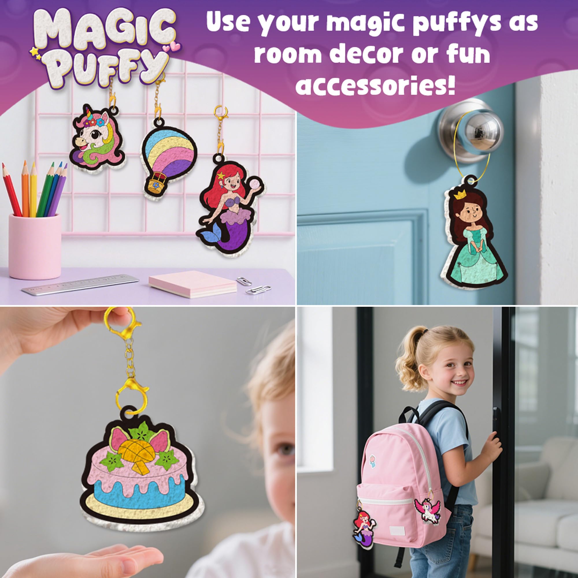 MZYTOZA 3D Art Kit Aqua Puffs colors – 12 vibrant hues for variety