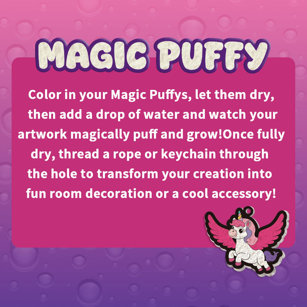 MZYTOZA 3D Art Kit Aqua Puffs mess-free fun – quick crafting
