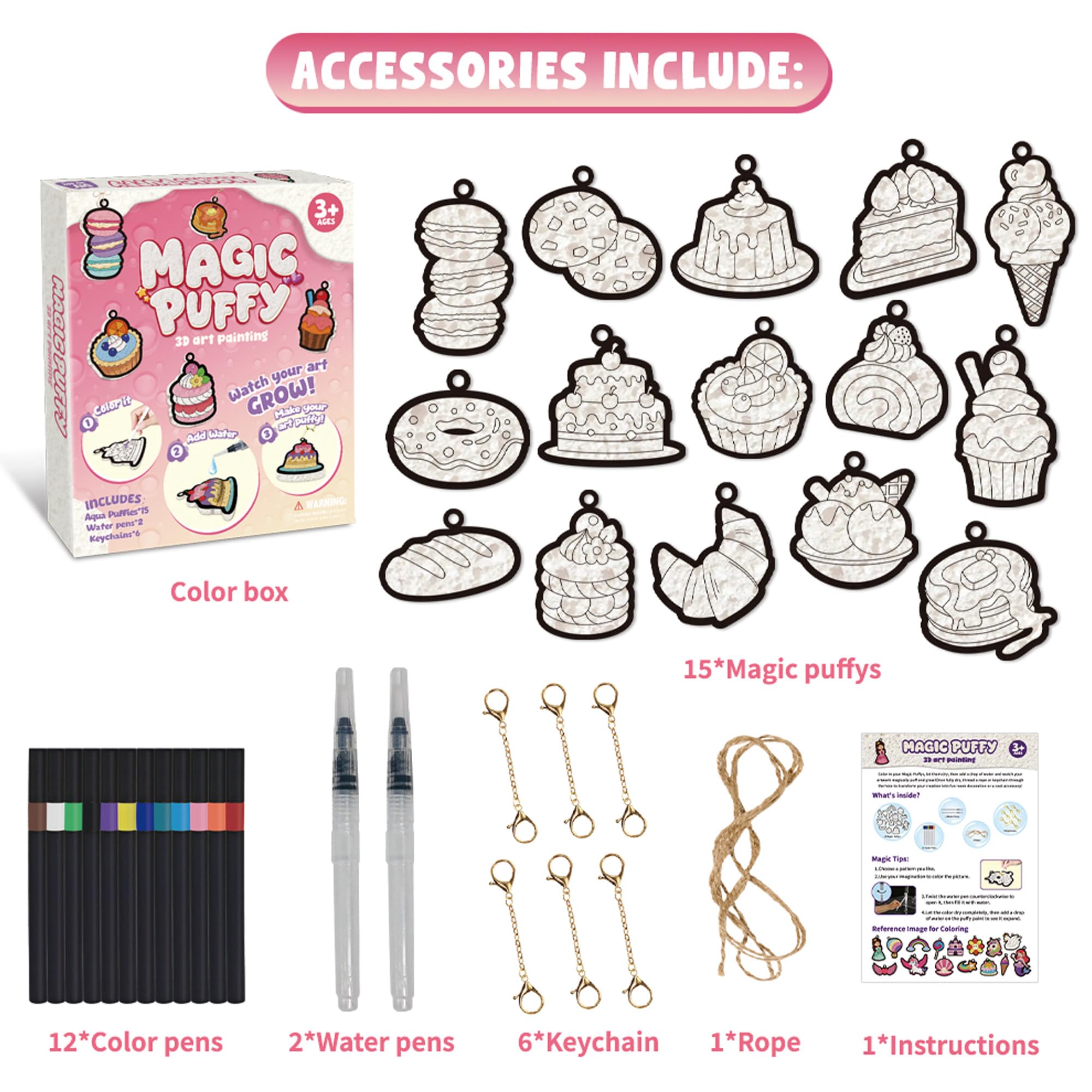 MZYTOZA Aqua Puffs water-pen activates puffing for quick texture pop.