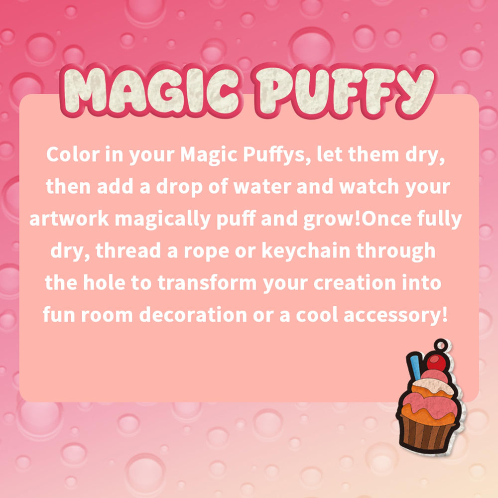 MZYTOZA Aqua Puffs packaging is kid-friendly and gift-ready.