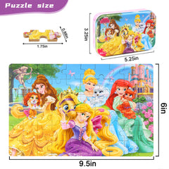 MZZOTOY 60-piece princess puzzle for focused, screen-free family time.