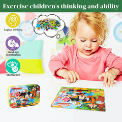 MZZOTOY puzzles feature colorful pieces to engage young minds during learning.