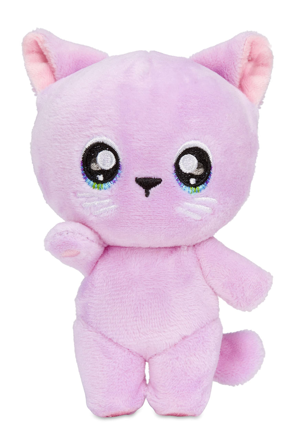 Bisous cat 4.5-inch plush with articulation for interactive pretend play.