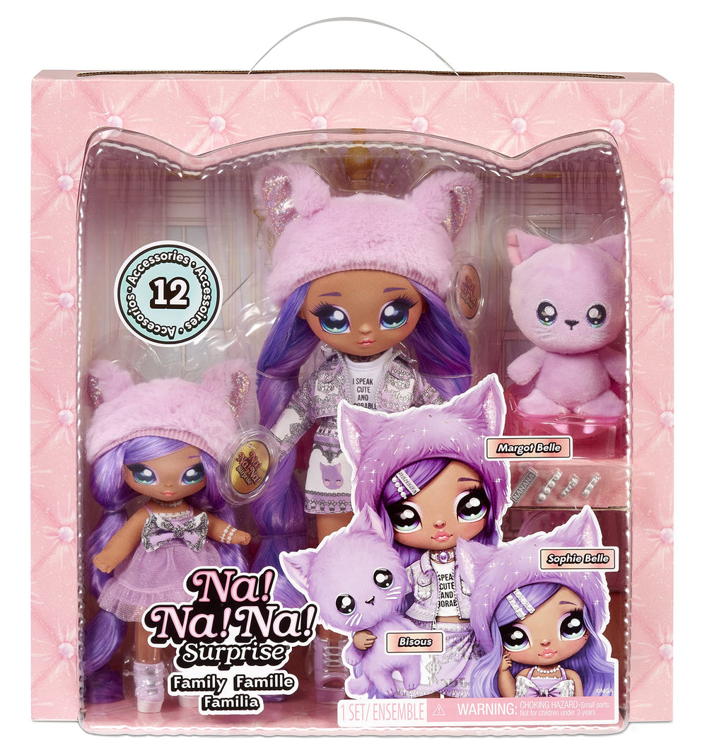 Collect both Lavender Kitty and Panda families with birthday and personality tags.