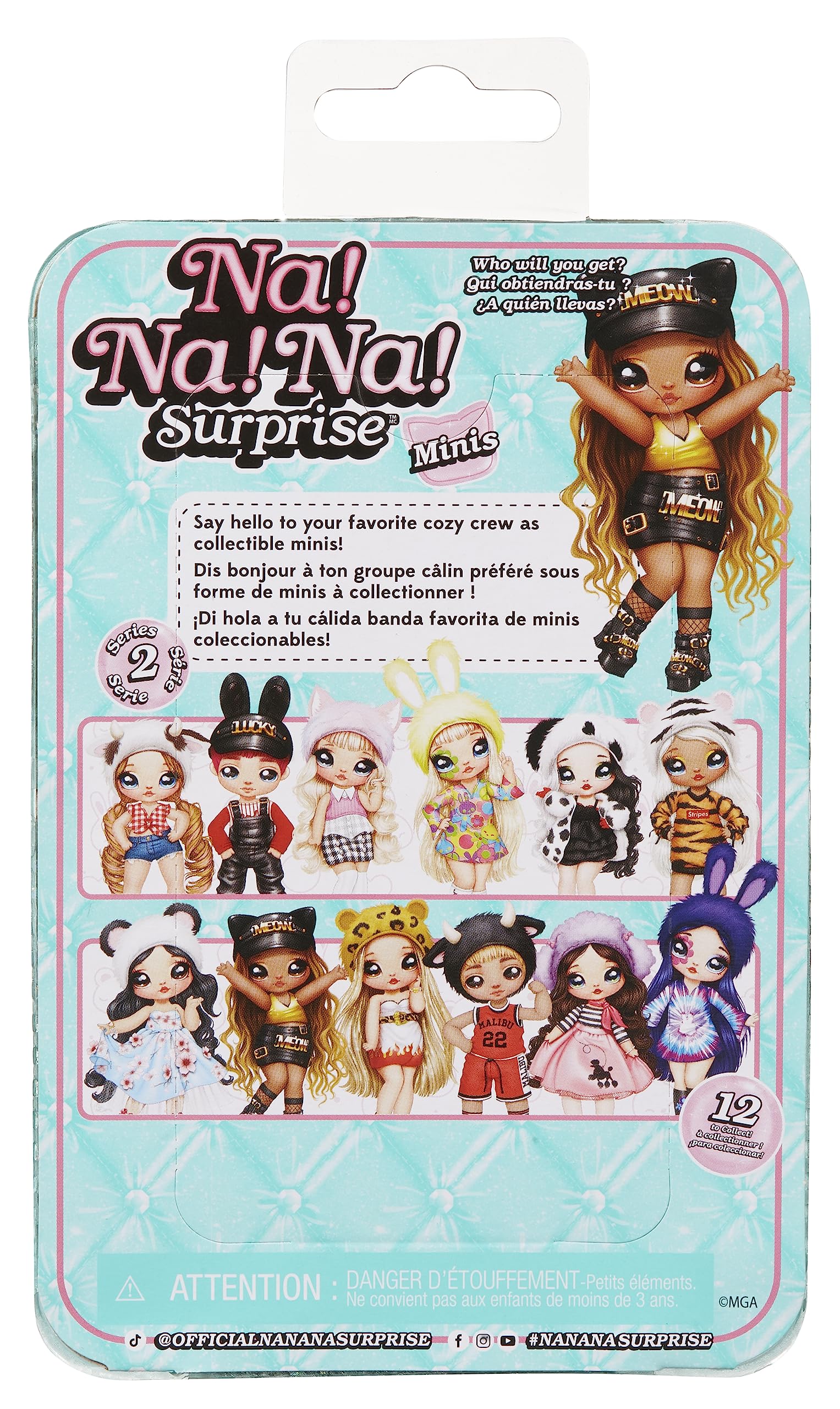 Na Na Na Surprise Minis Series 2 collect-all badge motivates kids to complete Series 2