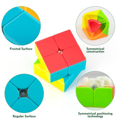 nabreeli 2x2 speed cube pocket size puzzle for travel