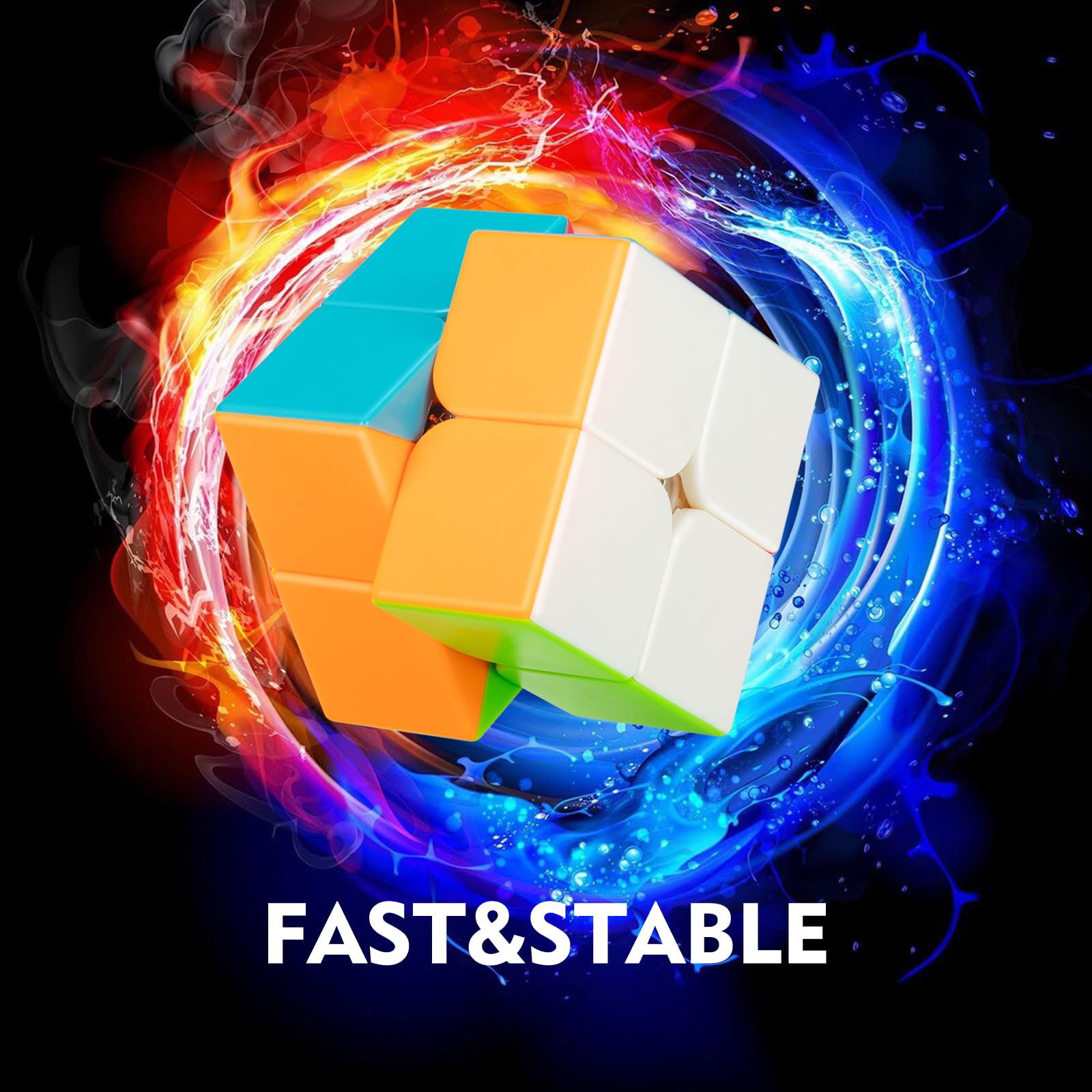 nabreeli 2x2 speed cube stickerless construction
