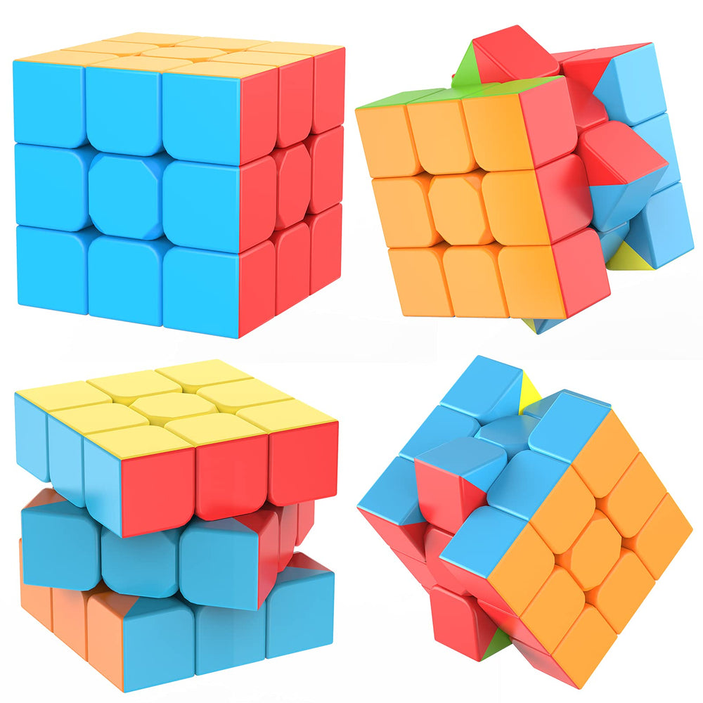 Nabreeli 3x3 Speed Cube 360 rotation highlights whisper-quiet desk turning.