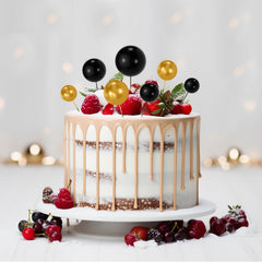 NACHLYNN foam and wire toppers are safe and easy to use on desserts.
