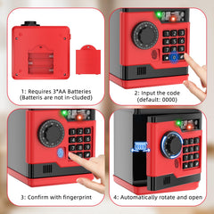 NAFEIV Piggy Bank automatic money scroll simplifies saving money for kids.