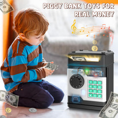 NAFEIV Piggy Bank large capacity stores coins and notes.