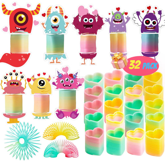 NAISEN valentines cards with eight monster designs for classroom exchanges