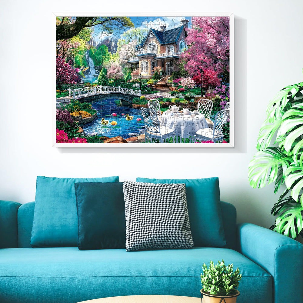 Najiaxiaowu finished puzzle image is frame-worthy keepsake of a peaceful scene.