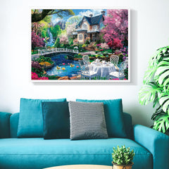Najiaxiaowu finished puzzle image is frame-worthy keepsake of a peaceful scene.