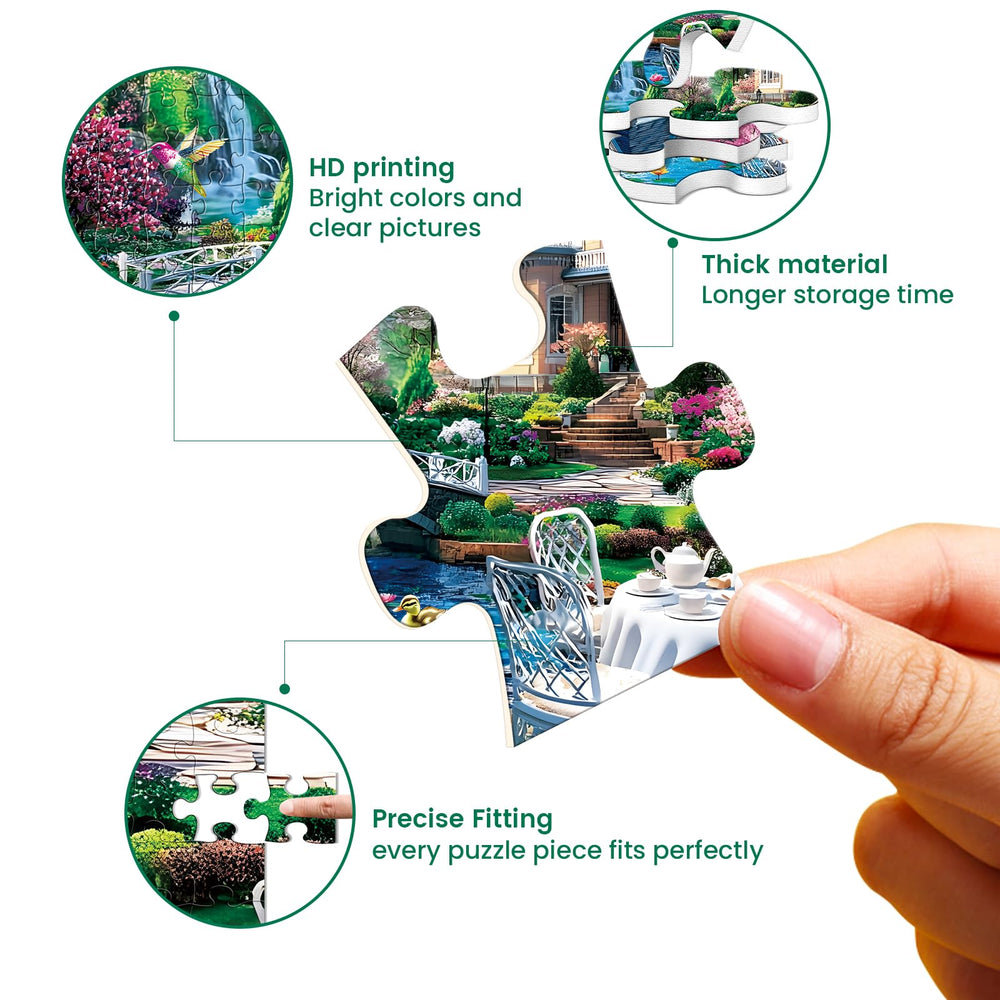 Najiaxiaowu precision fit pieces ensure a seamless, frame-ready finished image.