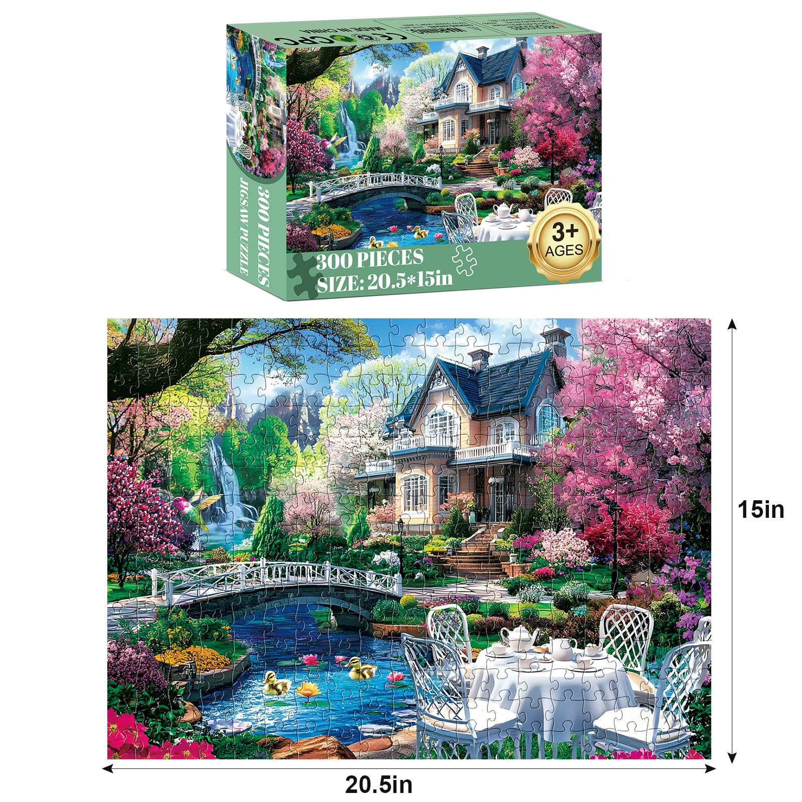 Najiaxiaowu recycled board puzzle pieces offer sturdy, smooth play and less dust.