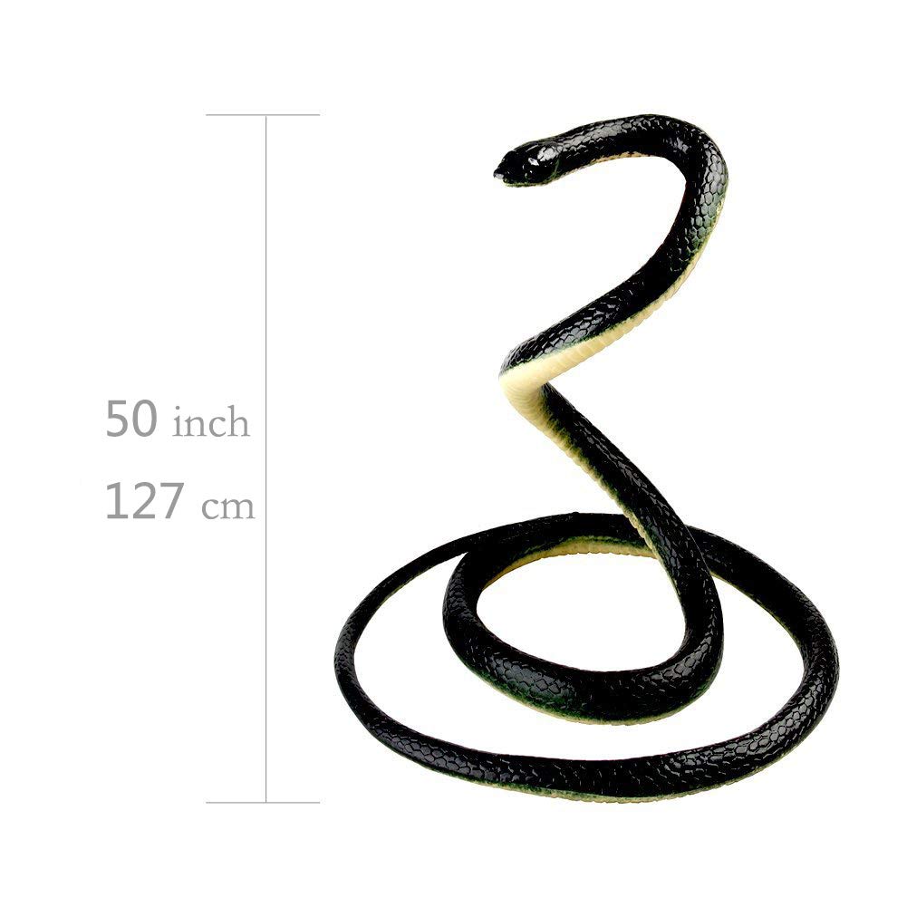 NAKIMO garden-prop snake for pranks and outdoor decoration.