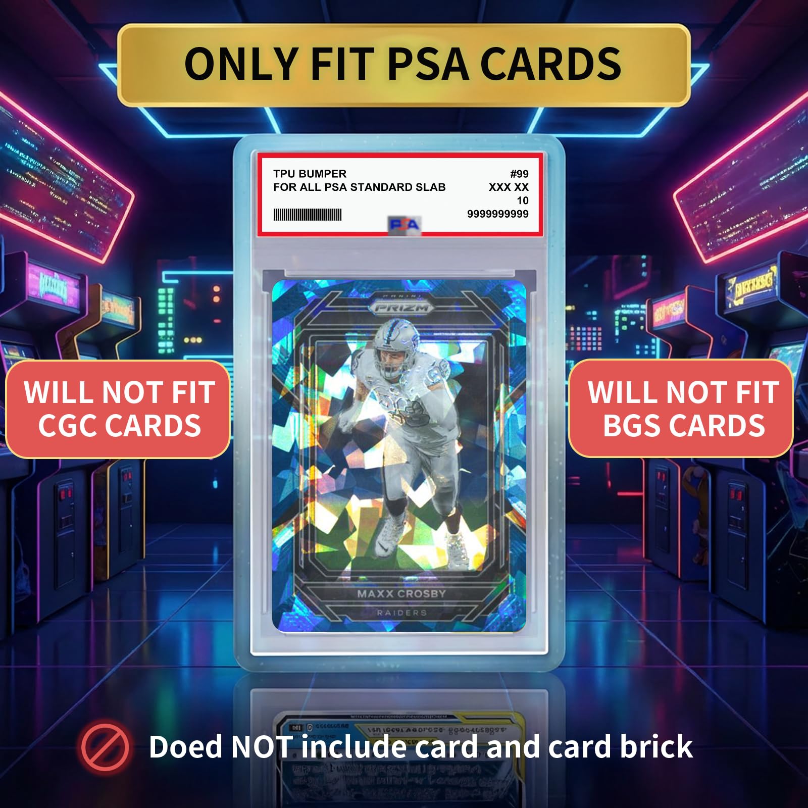 NAKIS Slab Guard vibrant colorway enhances display while protecting cards