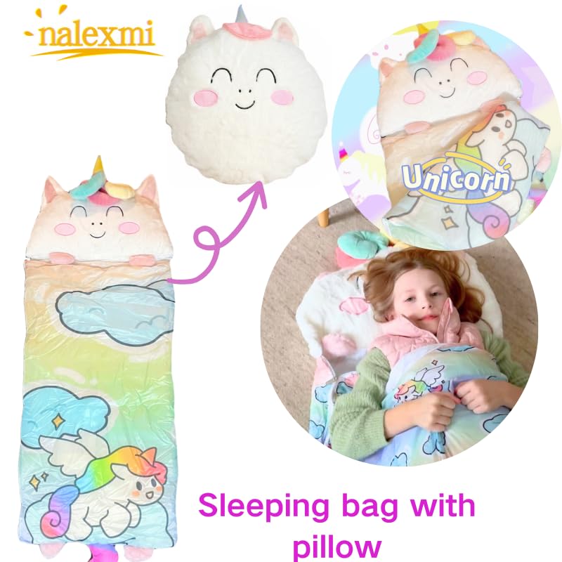 Nalexmi 3-in-1 sleeping bag pillow set provides versatile night-time comfort